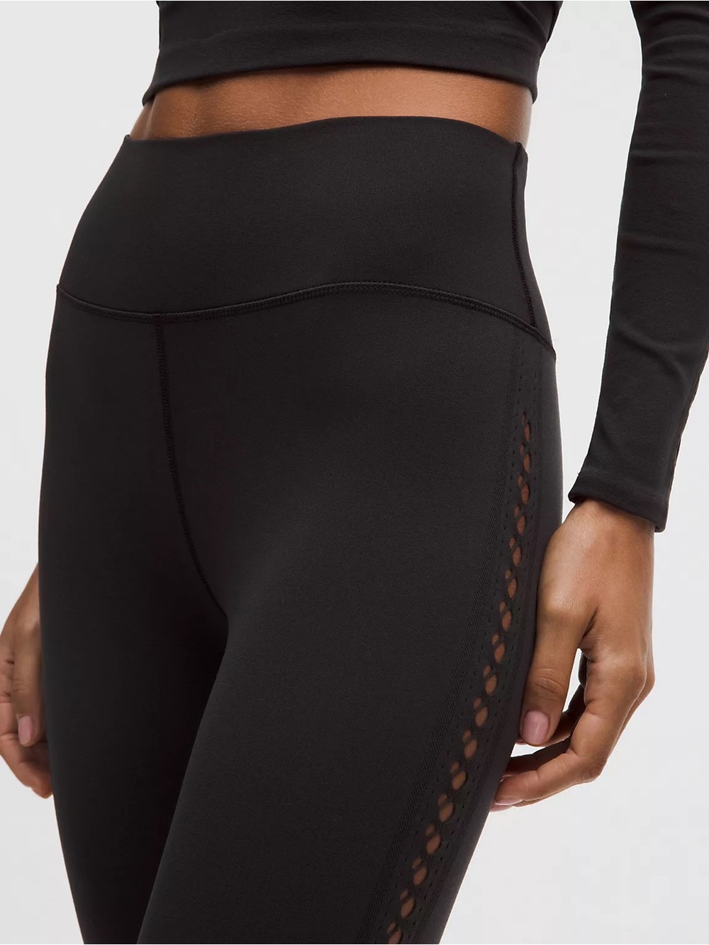 Lululemon RevealKnit Eyelet High-Rise Tight
7/8 Length